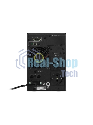 Источник бесперебойного питания PowerMan Online 1000 PLUS (1000ВА/800Вт, Online-Double conversion/LCD Display/USB/Software/RJ11/45,RS-232)