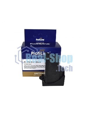 Картридж струйный ProfiLine PL-PG-512 для Canon Pixma iP2700 MP240/250/260/270/272/280/480/490/492/495/ MX320/330/340/350 Black водн