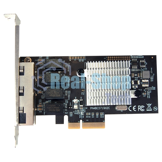 Сетевая карта SUNRICH TECHNOLOGY N-1060 1G Quad Port RJ45 PCIE Ethernet Adapter with Broadcom BCM5719 chipset