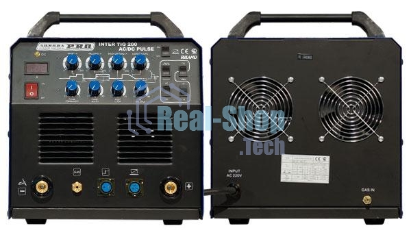 Инвертор сварочный AURORA PRO INTER TIG 200 AC/DC PULSE Mosfet 6.2кВт 220В TIG/MMA 10-200А