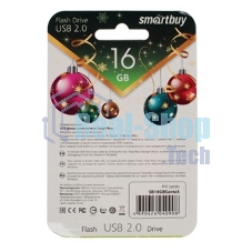 Флешка USB SmartBuy NY series Santa-A (SB8GBSantaA), 8Gb, USB 2.0, R/W 15/5, красный/белый