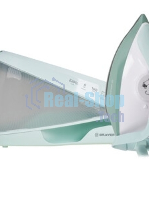 Парогенератор Brayer BR4154 серый/ мятный/зеленый, 2200 Вт, 160 г/мин, 480 г/мин, 1200 мл