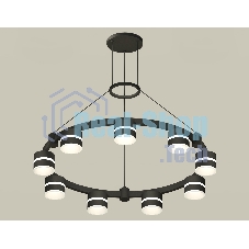 Светильник Ambrella light XR92051902/9 SBK/FR черный песок/белый матовый GX53  (A9205, C9242, N8445)