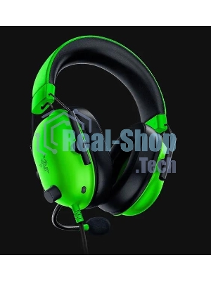 Гарнитура Razer Blackshark V2 X зеленый, проводная, 3.5 мм