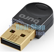 Адаптер USB Buro Bluetooth 5.3+EDR class 1.5 20м черный