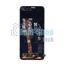Дисплей для Huawei Honor 10 с кнопкой Home в комплекте черный