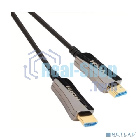 Активный оптический кабель HDMI 19M/M,ver. 2.0, 4K@60 Hz 15m VCOM D3742A-15M