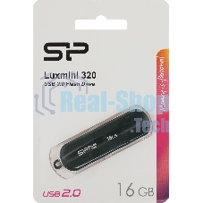 Флешка USB 16Gb Silicon Power LuxMini 320, USB 2.0, Зеленый