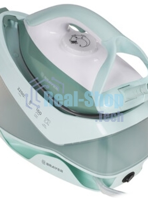 Парогенератор Brayer BR4154 серый/ мятный/зеленый, 2200 Вт, 160 г/мин, 480 г/мин, 1200 мл
