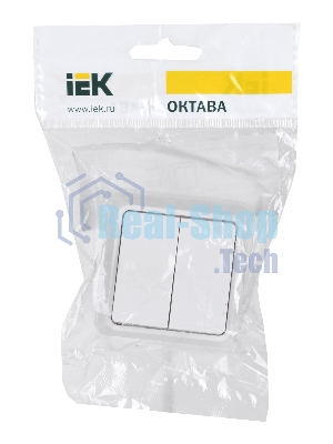 Выключатель IEK EVO20-K01-10-DC ВС20-2-0-ОБ 2кл 10А откр.уст. ОКТАВА (белый)